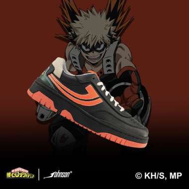 SEPATU SNEAKERS JOHNSON X MY HERO ACADEMIA - BAKUGO 36