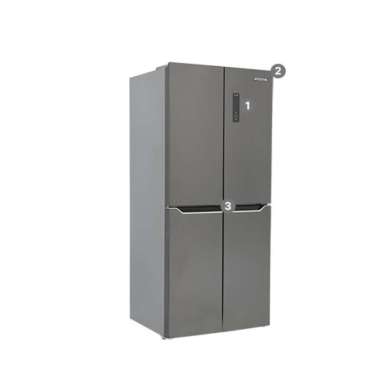 Modena Argento Rf 4540 S Kulkas 4 Pintu Side By Side // Modena Rf4540S Multicolor