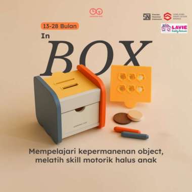 Learning Time In-Box Fine Motor - Mainan Edukasi Motorik Halus 2 Tipe Permainan Usia 13 - 24 Bulan