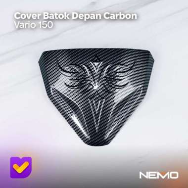 Cover / Tutup Batok Depan Carbon NEMO Honda Vario 150