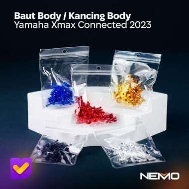 Baut Body Alumunium Yamaha Xmax Hitam