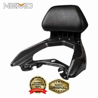 Sandaran Jok Belakang + Braket Carbon For Yamaha Nmax 2020