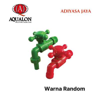 Kran Air Baling (Aqualon) / Plastik / Engkol Taman