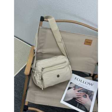 Tas Selempang Wanita Chibao CB 5903-SF + Free Dustbag CB 5903-SF Putih Susu