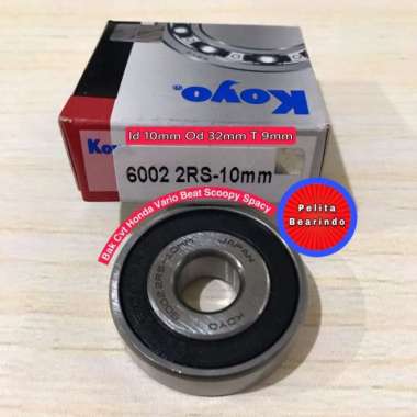 BALL BEARING 6002 - 10 mm BAK CVT 6002 2RS-10MM KOYO