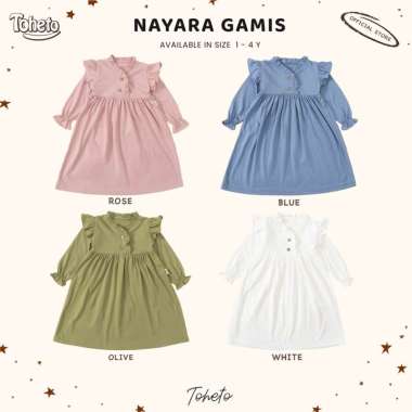 Toheto - Naraya Gamis Anak Perempuan 1-4 Tahun 1 tahun BLUE