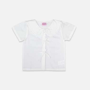 Blouse/ Blus Anak Perempuan White/ Rodeo Junior Girl Urban Casual 12 tahun