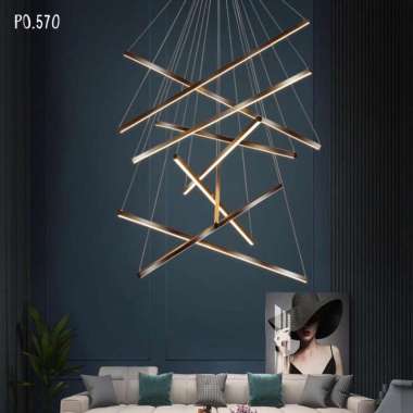 Lampu Void Glamour Belmira Hanging Lamp (PO570) 5 Head