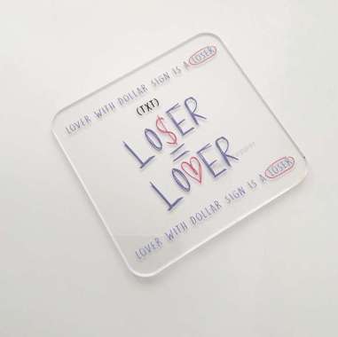 Coaster Akrilik | Tatakan Gelas | Coaster Gelas Kpop - TxT
