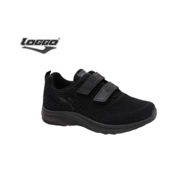 Loggo - Sepatu Parkit Series - Sneakers Rajut Size 33-37 33 Hitam