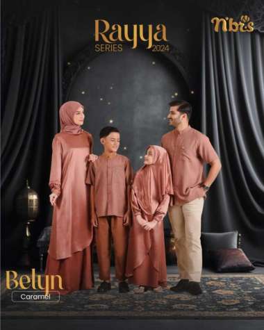 SARIMBIT NIBRAS TERBARU 2024 BELYN CARAMEL - TUNIK XS TUNIK XS - XL