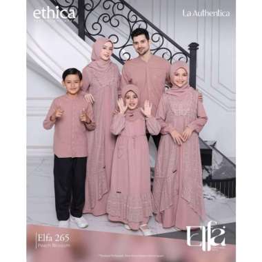 Sarimbit Ethica Terbaru 2023 Elfa 265 Peach Blossom kagumi 268 6/8 Gamis