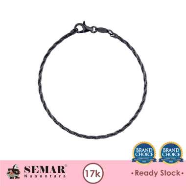 Gelang Emas Choker Black Gold 17K Semar Nusantara