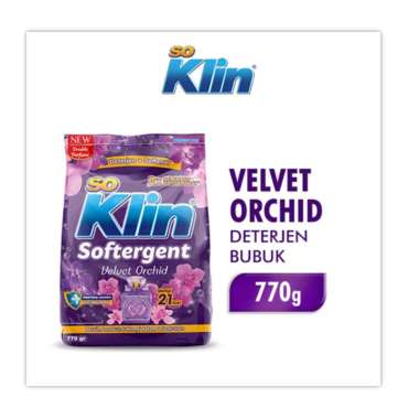 Soklin So Klin Velvet Orchid 770 gr Deterjen Bubuk