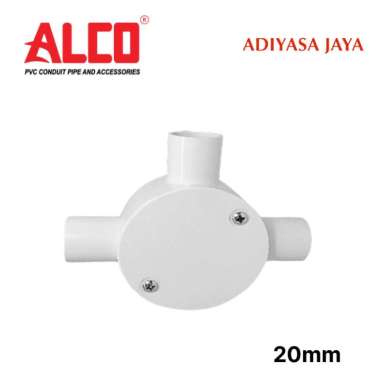Tee Dus Conduit Cabang 3 20mm (Alco) / Tdus / T Dus