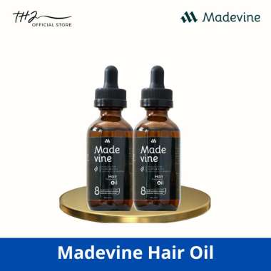 Madevine Hair Oil Serum Penumbuh Rambut Pria Wanita (2 Botol)