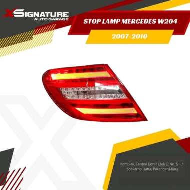 STOPLAMP MERCEDES W204 UPGRADE FACELIFT MODEL RED CLEAR 2011-2014