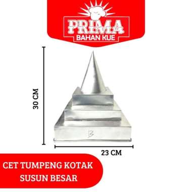 CETAKAN TUMPENG KOTAK SUSUN BESAR EXTRA BUBBLEWRAP