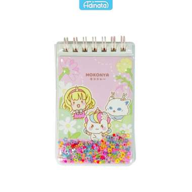Mokonya Memo Glitter 2450-4611 / Buku Memo / Notes / Buku Karakter / Adinata