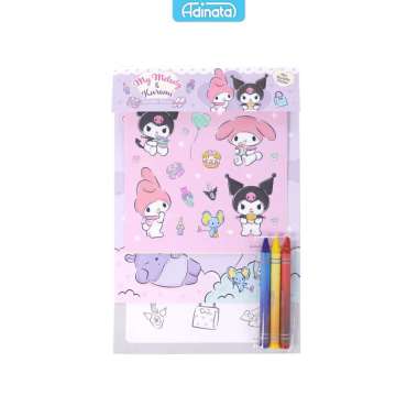 My Melody Kuromi Sticker Story Book 2433-6703 - Adinata / Stiker