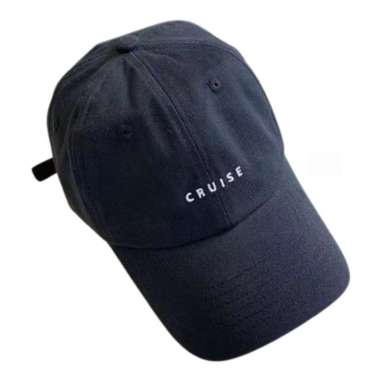 Baseball cap : CRUISE - Topi Baseball Topi Pria Topi Wanita Topi Olahraga BLACK
