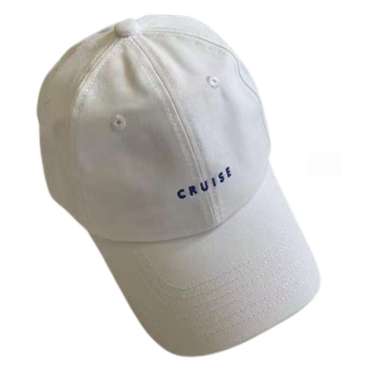 Baseball cap : CRUISE - Topi Baseball Topi Pria Topi Wanita Topi Olahraga WHITE
