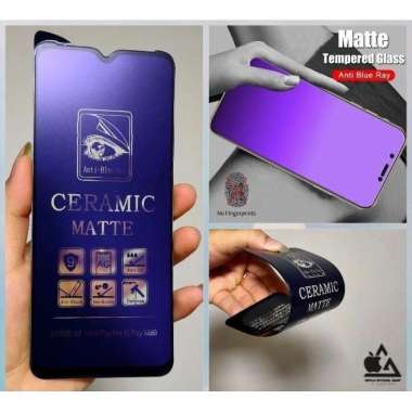Promo Tempered Glass Ceramic Oppo Reno 8Z Matte Anti Blue Ray Full Cover Reno 8Z