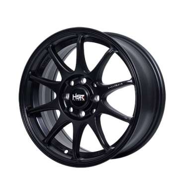 VELG HSR INDY BOROKO 05 R15X65 H8X100-114,3 ET42 MATTE BLACK | Velg Mobil Original