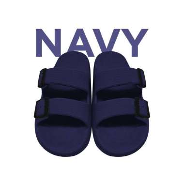 Goto Bianca Home Slipper Slop Sandal Karet Rumah Empuk Sendal Slip On 35-36 Navy Blue