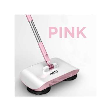 Goto Ramona Broom Sapu Pel Pembersih Lantai Otomatis Penyedot Debu Pink