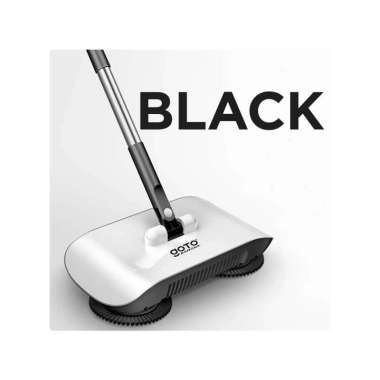 Goto Ramona Broom Sapu Pel Pembersih Lantai Otomatis Penyedot Debu Black