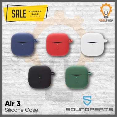 Earphone Case Casing Silicon Protect SoundPeats Air 3 Red