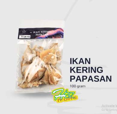 Ikan Asin Kering Papasan | Ikan Asin Kapasan 100 Gram