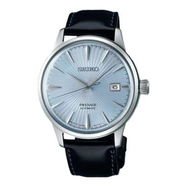 Jam Tangan Seiko Presage SRPB43J1 Skydiving Cocktail Black Leather Strap
