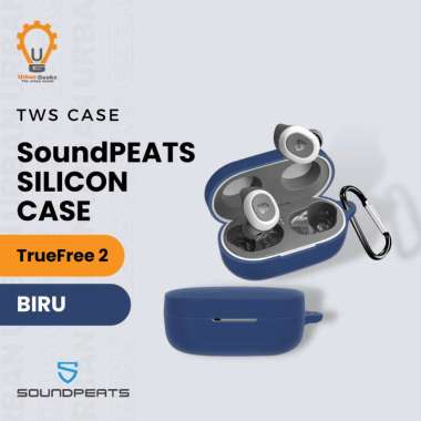 Earphone Case Casing Silicon Protect SoundPeats TrueFree 2 Biru