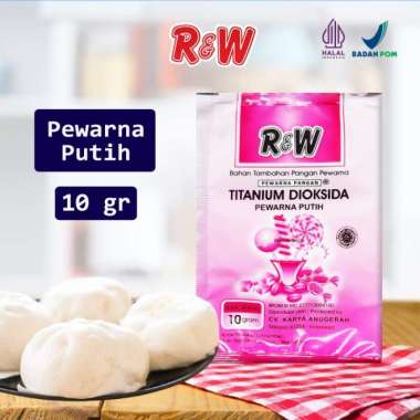 Pewarna Putih Pemutih Makanan Rajawali R&W RW 10 g