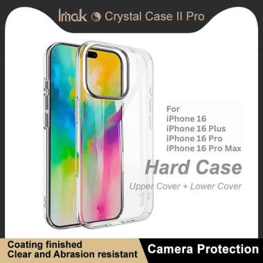Case iPhone 16 Pro Max Plus IMAK Crystal Pro Hard Casing iPhone 16 Pro Max Clear