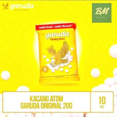 Garuda Kacang Atom Sukro Original 1 Renceng (isi 10 Pcs 20gr)