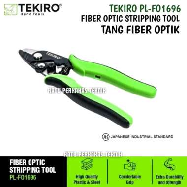 Tekiro Tang Potong Fiber Optik PL-FO1696 Original Fiber Optic Stripping Tool / Kupas Kabel Jaringan