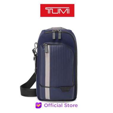 TUM I Harrison Gregory Sling Bag - Midnight Navy Stripe