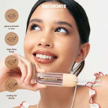 SECONDATE Milky Lip Plump in Affogato