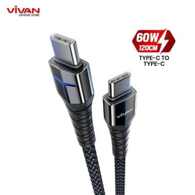 Vivan Cable Data VFCL120 VFCC120 VFC100 VFL100 VFM100 Fast Charging PD Kabel USB Type-C Lightning Mi