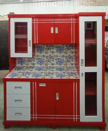 RAK PIRING KAYU LEMARI SAYUR 4 PINTU RAK SAYUR 4 PINTU LEMARI PIRING MODERN 4 PINTU FREE ONGKIR SERA