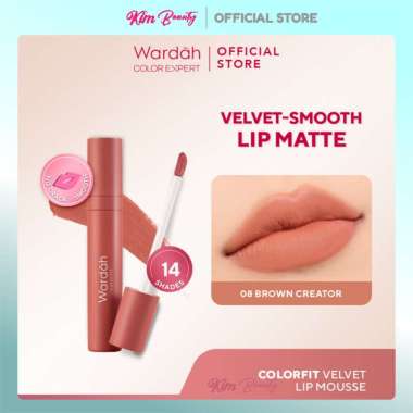 Wardah Colorfit Velvet Matte Lip Mousse 11 Cher Marmalade