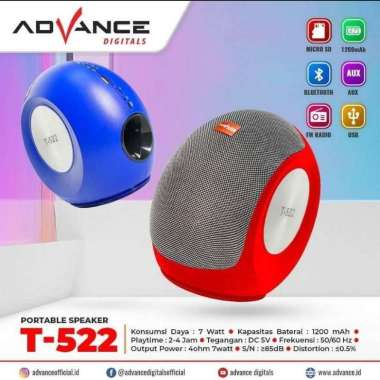 Speaker Bluetooth Music Box Advance T 522 / Advance T522 Orange