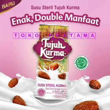 Tujuh Kurma Susu Steril Kurma 1 Dus 189ml