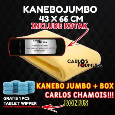Lap Kanebo 66x43 cm JUMBO Chamois Mobil Motor MIRIP 3M Kenmaster AION