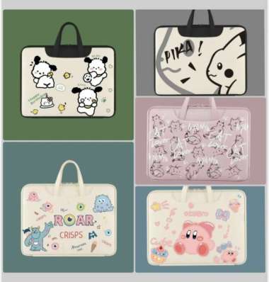 Case Laptop Sleeve Laptop Cover Laptop Tas Laptop 14 15 Inch Soft Case 14 15" Cartoon Kirby 15 Inch