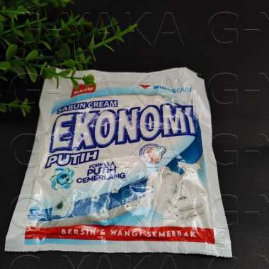 Sabun Colek/Cream - Wings Biru / Ekonomi - Kemasan K500 - Jual Eceran Putih Melati