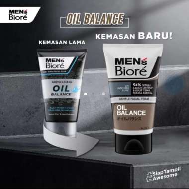 MENS BIORE Facial Foam Non Scrub Oil Balance 100g